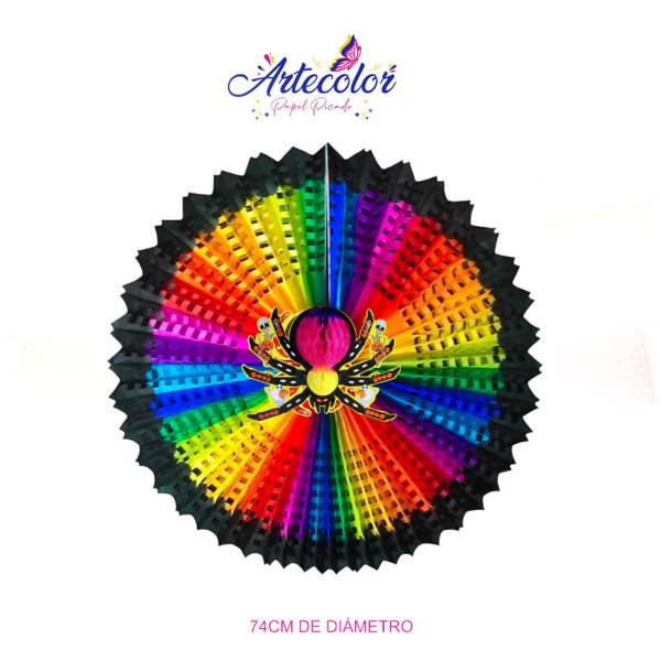 Adorno Telaraña Multicolor