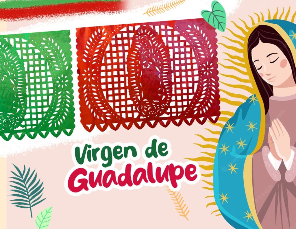 Adornos Virgen Guadalupe Papel Picado